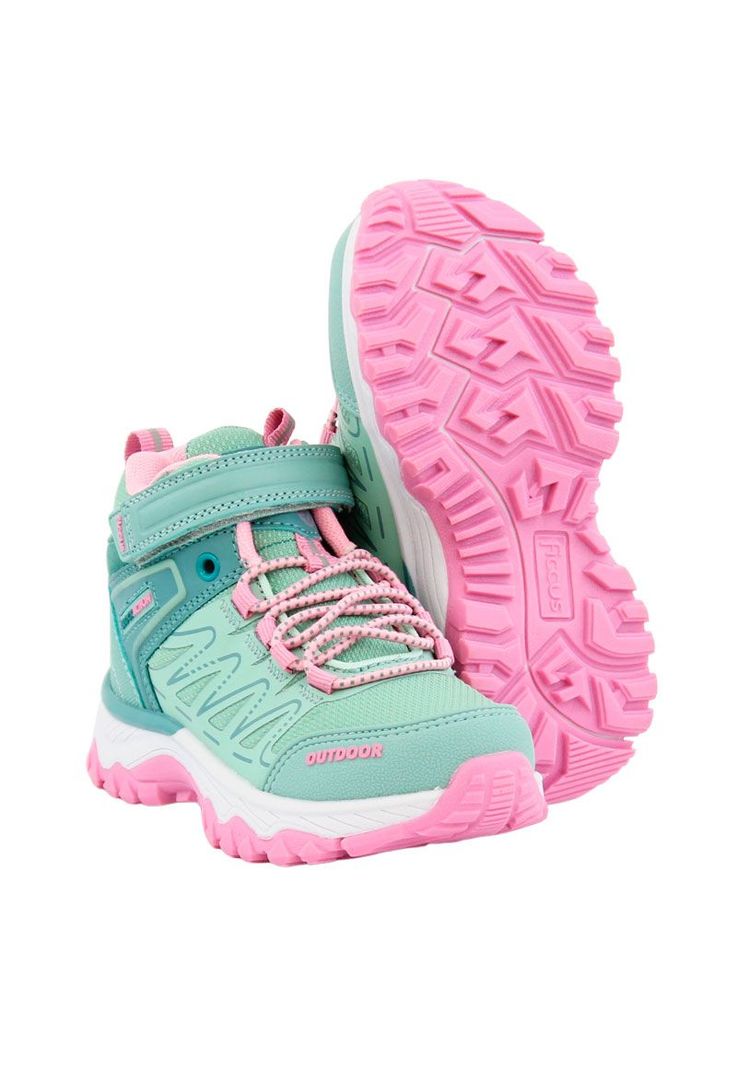 Zapatilla ficcustex block action caña velcro elástico kids niña 855-3