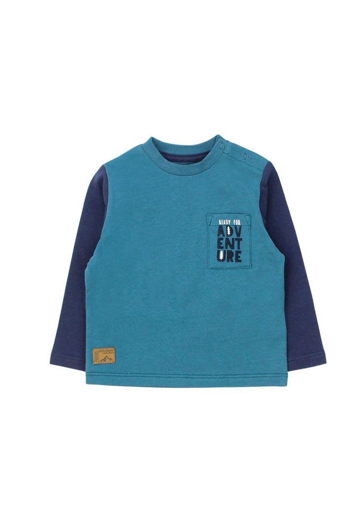 Polera bebé niño bicolor foresta 141-0
