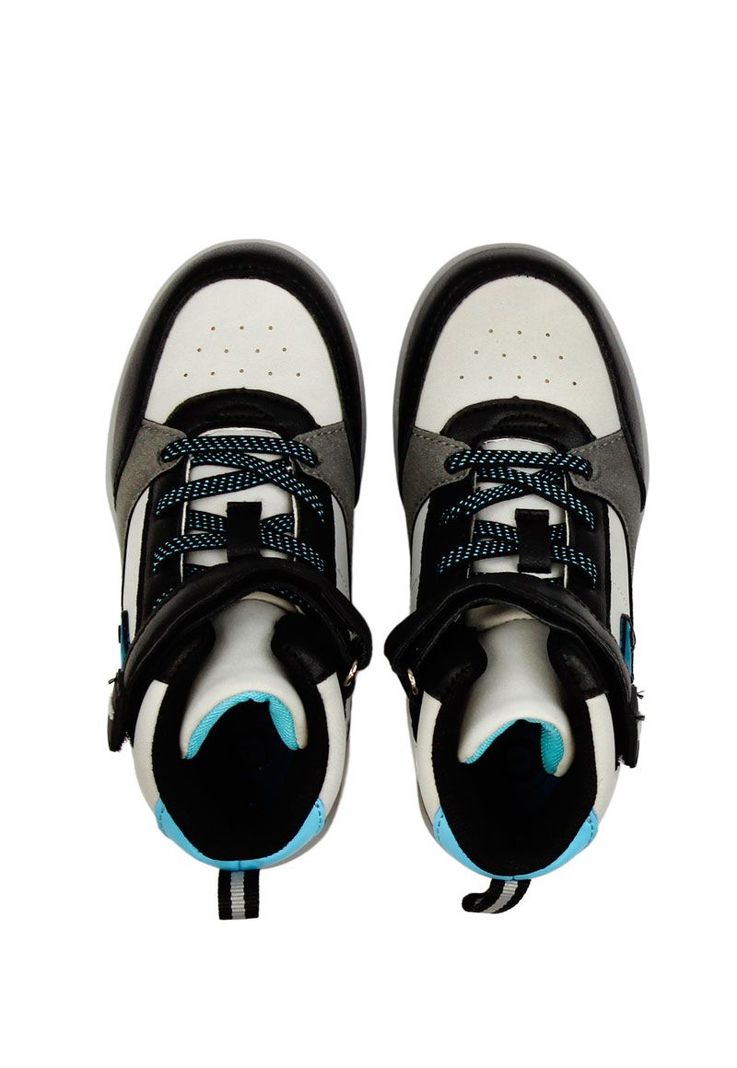 Zapatilla led  caña velcro elástico w24 niño 958-2