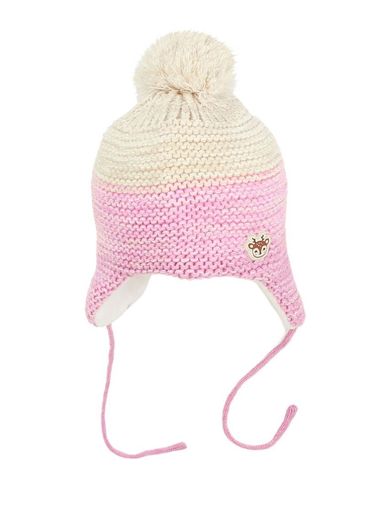 Gorro bebé niña pompon arctic 606-0