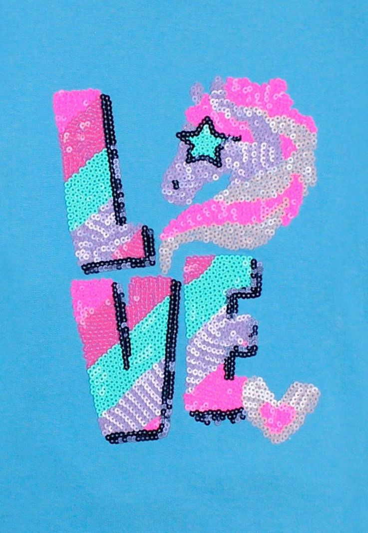 Polera kids niña lentejuelas cosmic 278-2