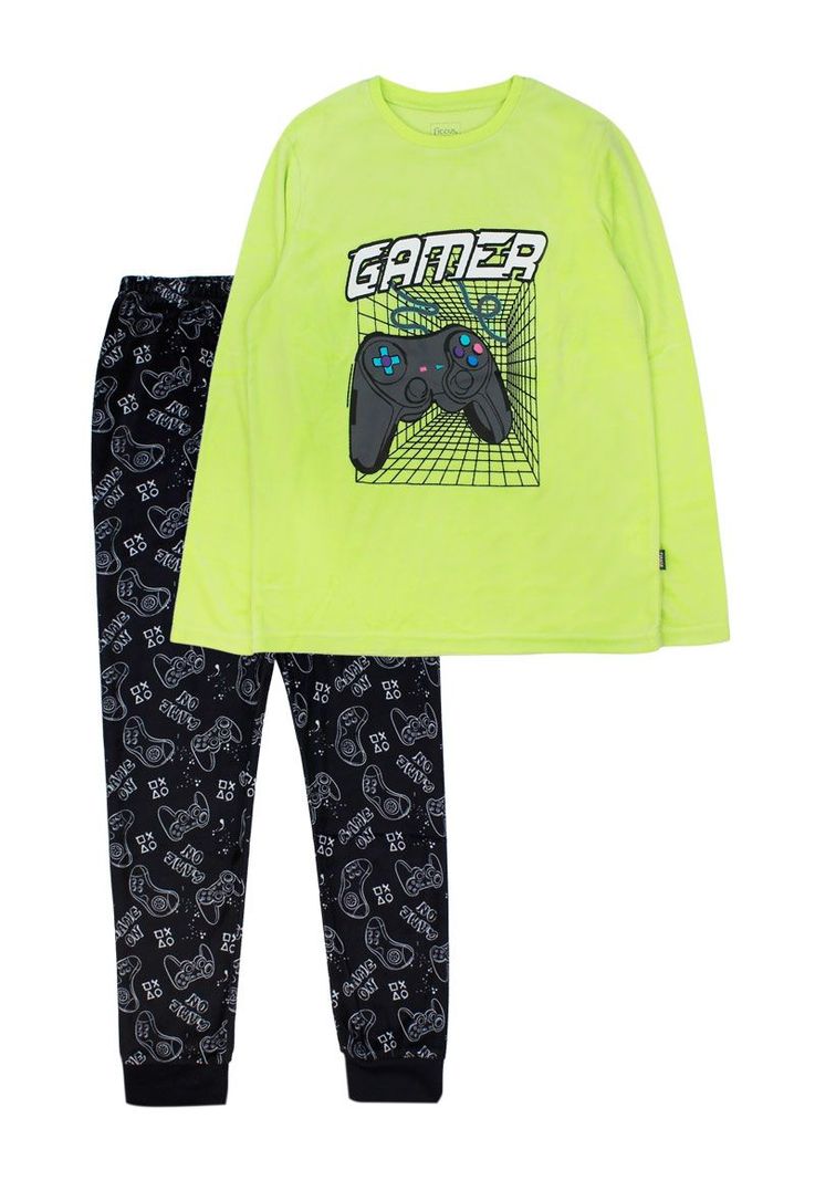 Pijama junior niño plush gamer 358-0