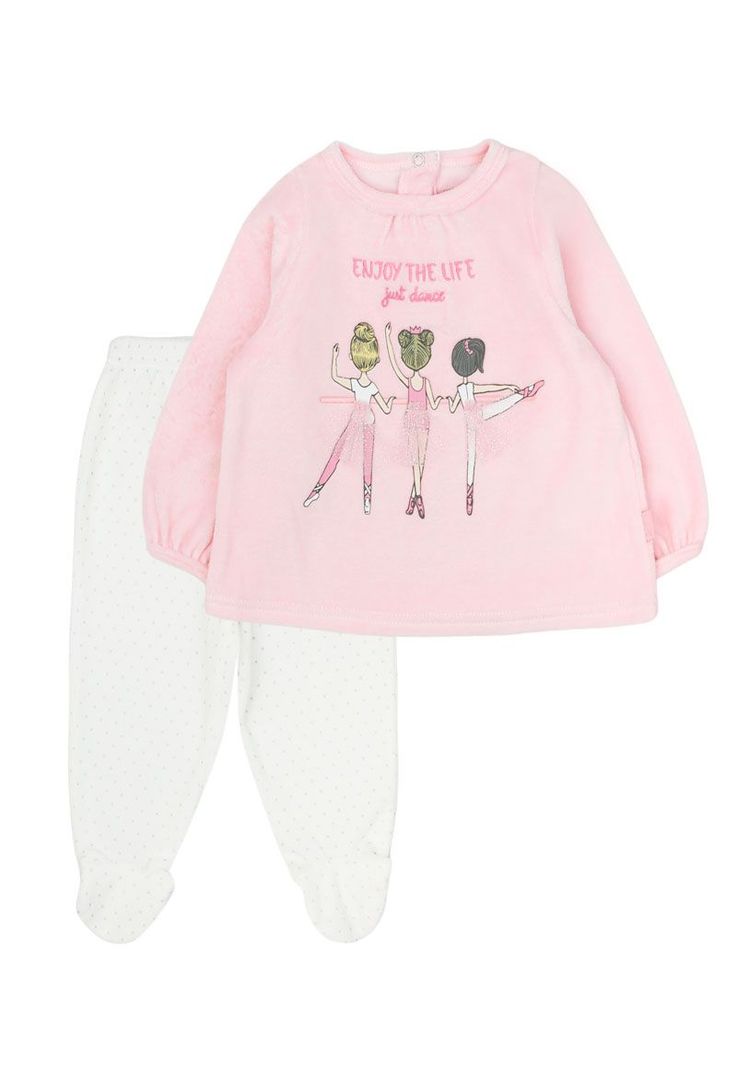 Pijama bebé niña ballerina 222-0