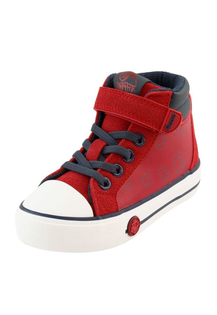 Zapatilla urbana caña velcro elastico a caminar niño 872b-1