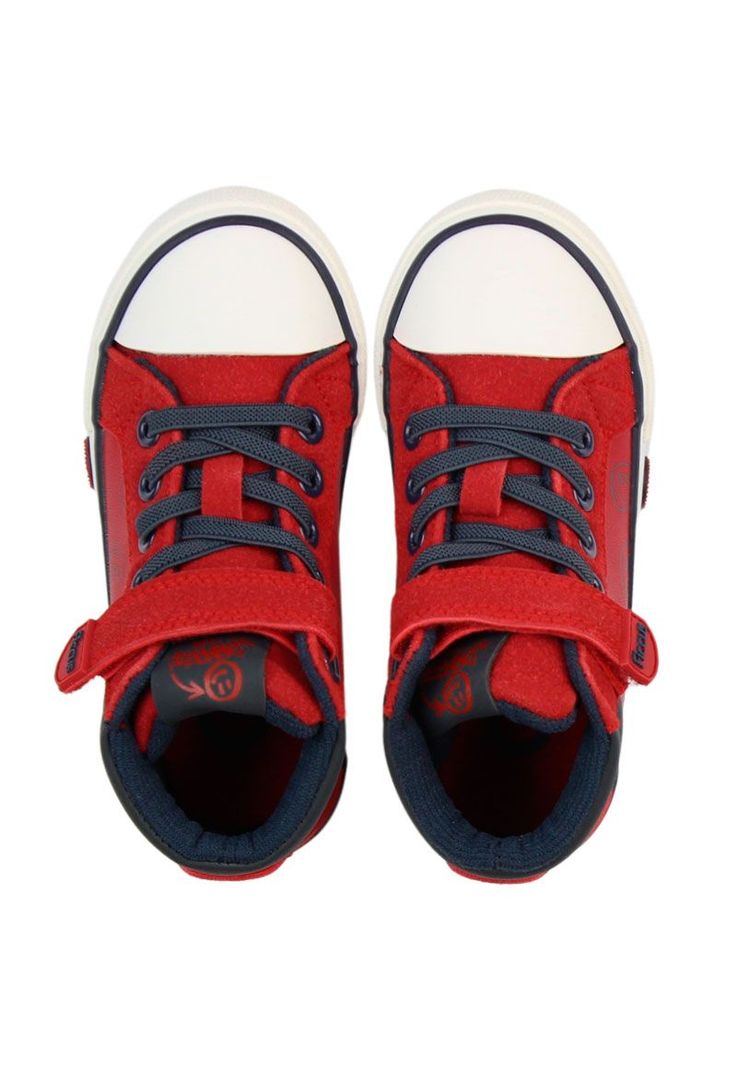 Zapatilla urbana caña velcro elastico a caminar niño 872b-2