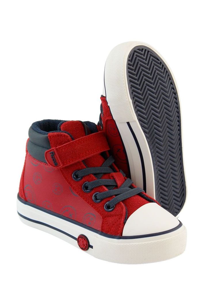 Zapatilla urbana caña velcro elastico a caminar niño 872b-3