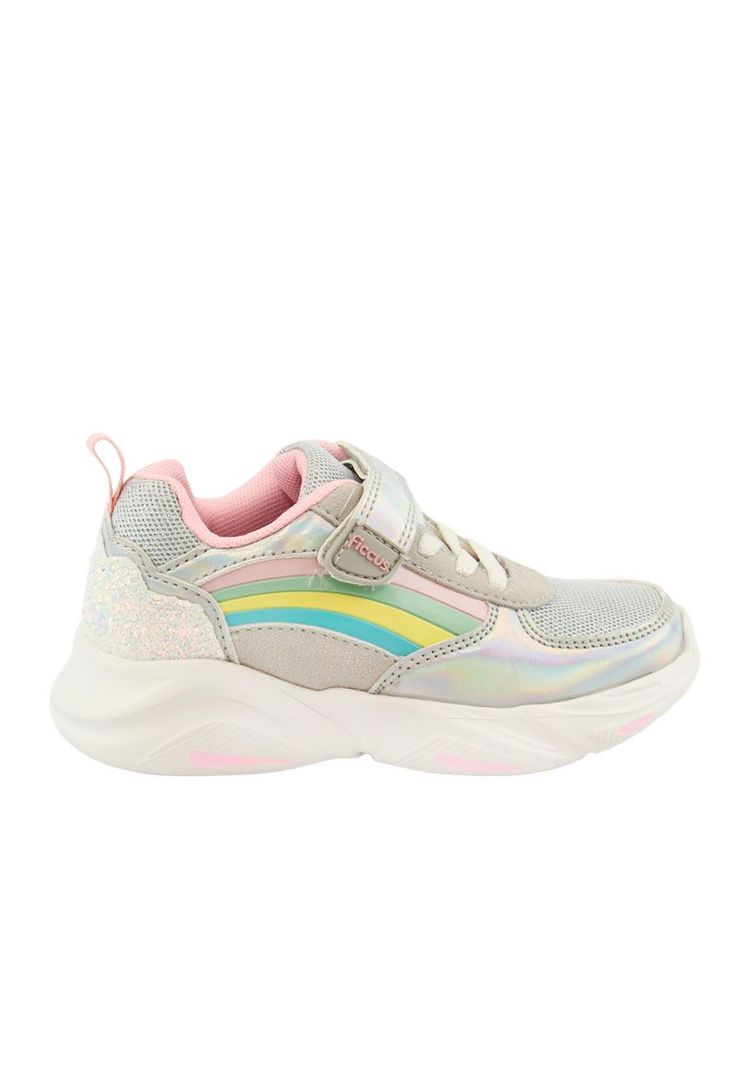 Zapatilla led  2 velcros  w24 niña 952-0