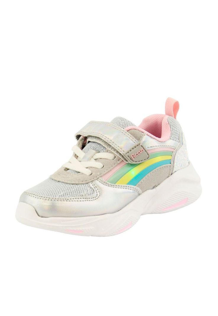 Zapatilla led  2 velcros  w24 niña 952-1