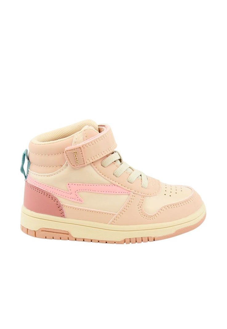 Zapatilla urbana caña velcro elástico kids niña 842-0