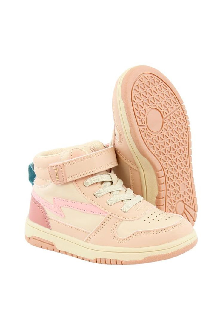 Zapatilla urbana caña velcro elástico kids niña 842-3