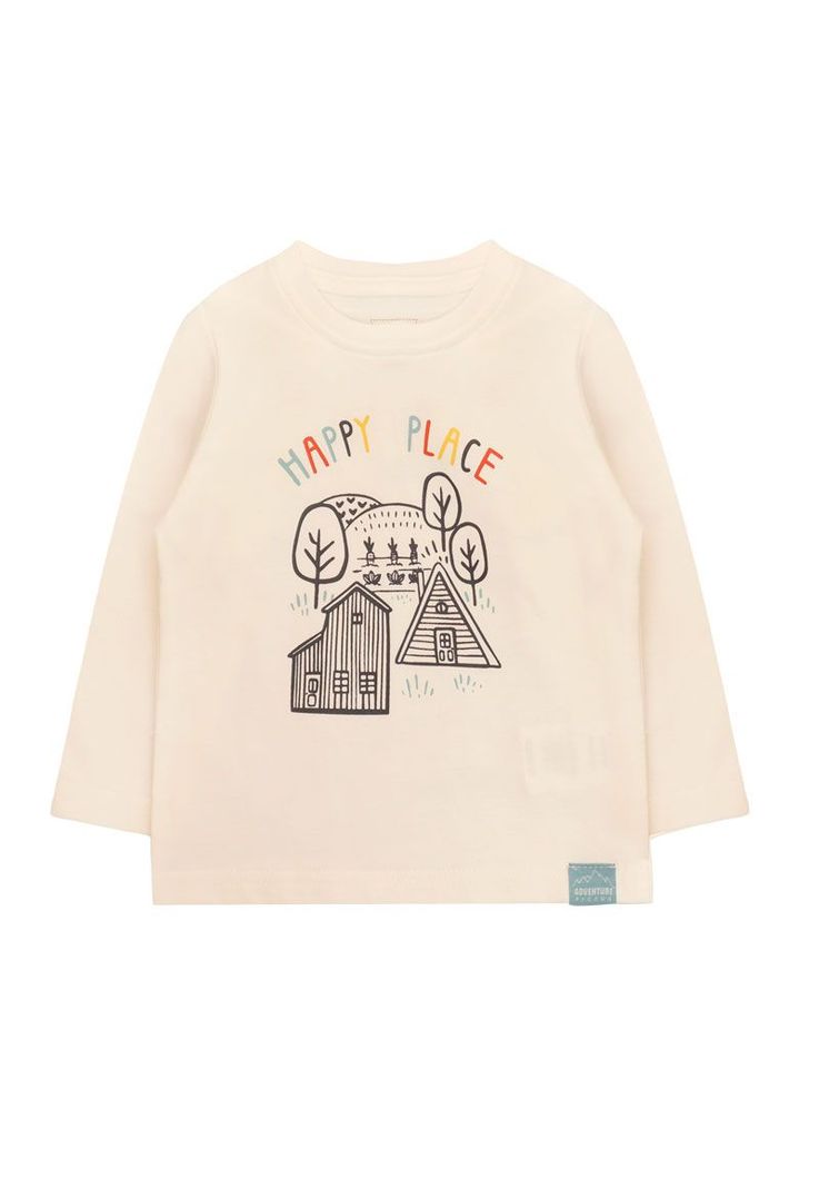 Polera bb nino adventure 139 Blanco 3 A 6 Meses