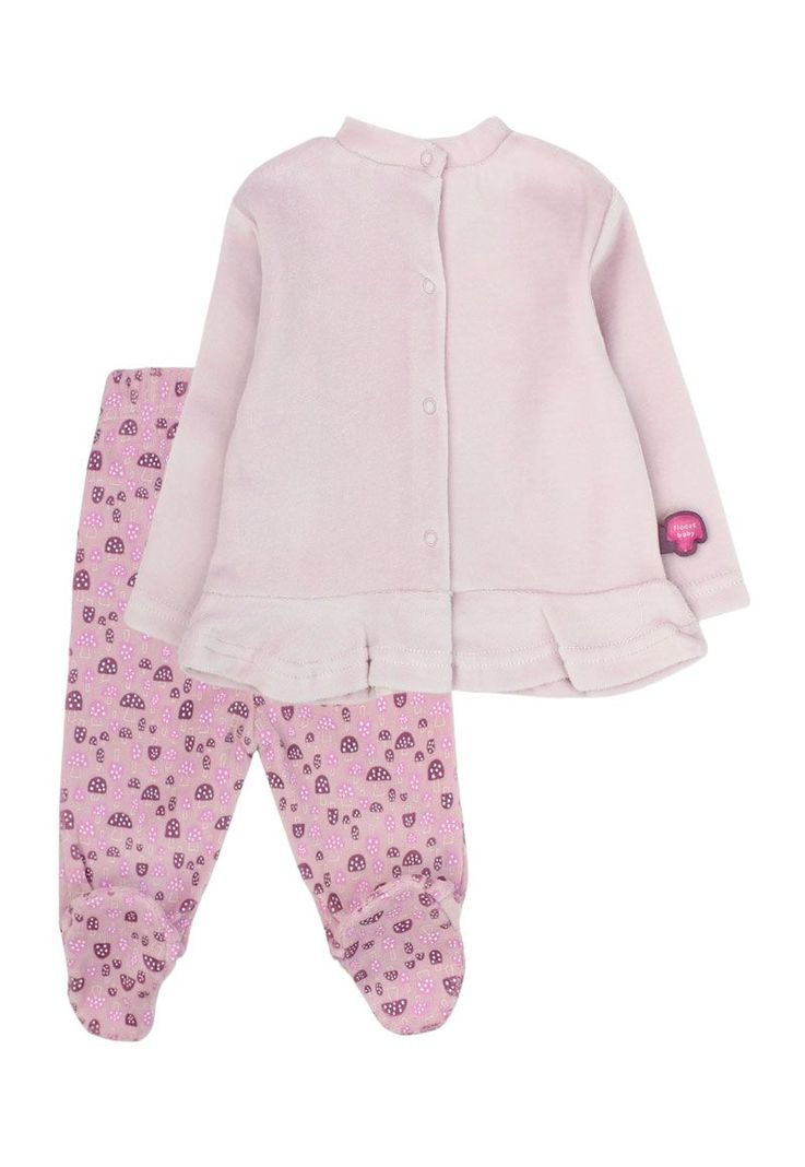 Conjunto newborn niña plush fungi 123-1