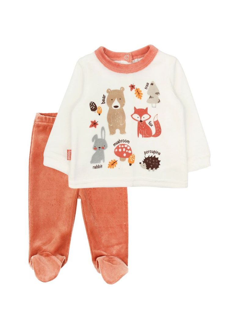 Conjunto newborn niño plush autumn 103-0