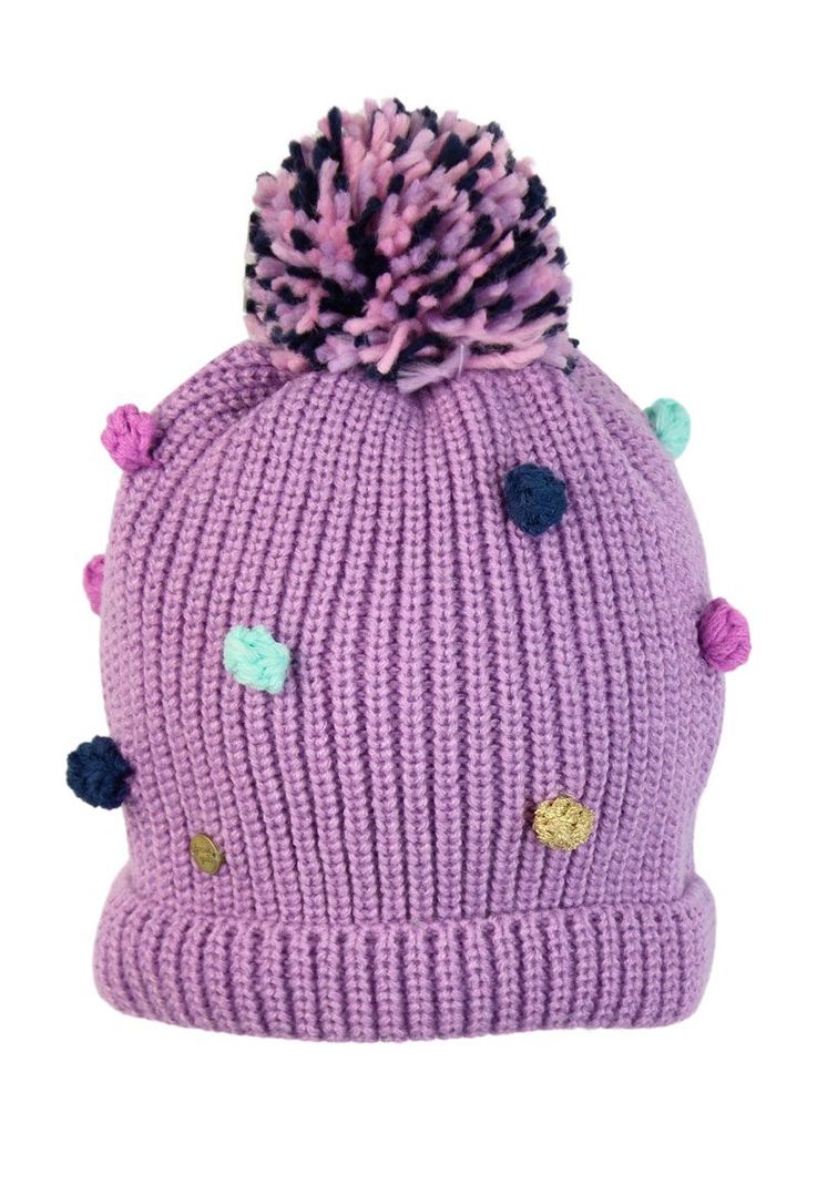 Gorro kids niña pompom arctic 614-0