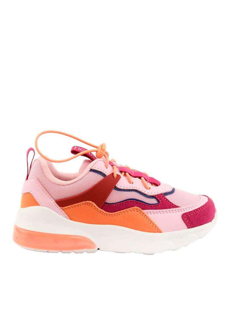 Zapatilla led velcro elástico w24 niña 953-0