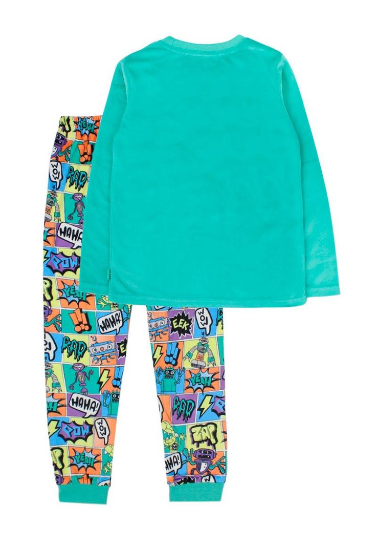 Pijama kids niño plush robot 266b-1