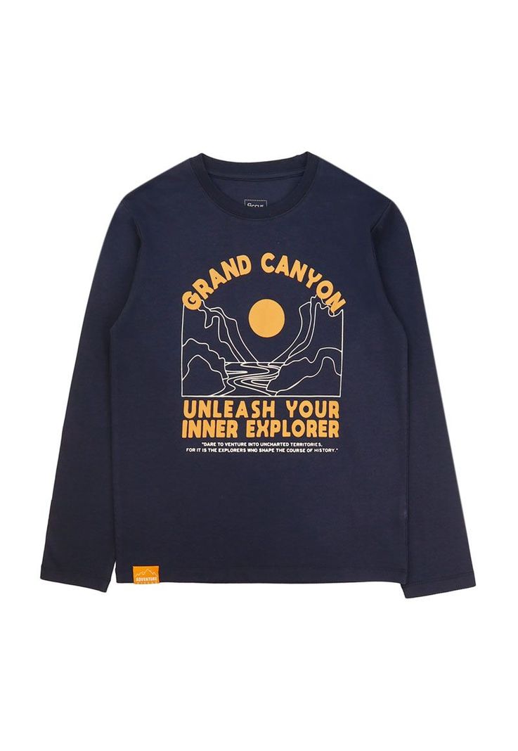 Polera jr nino adventure 335v Azul 8