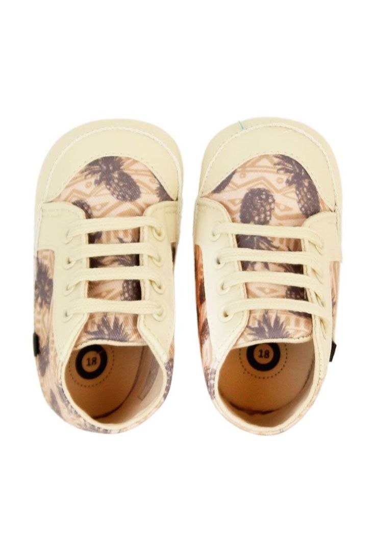 Zapatilla Caña Cordòn  NewBorn Niño-1
