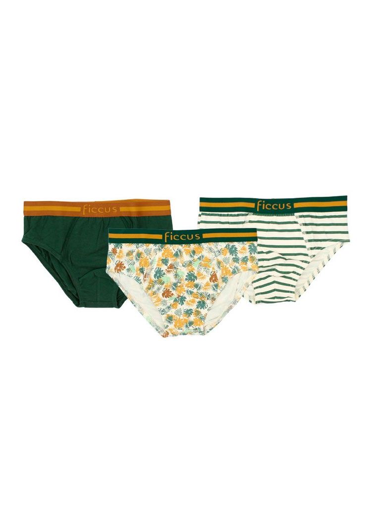 Pack triple briefs kids niño ficcus 640ñ-0