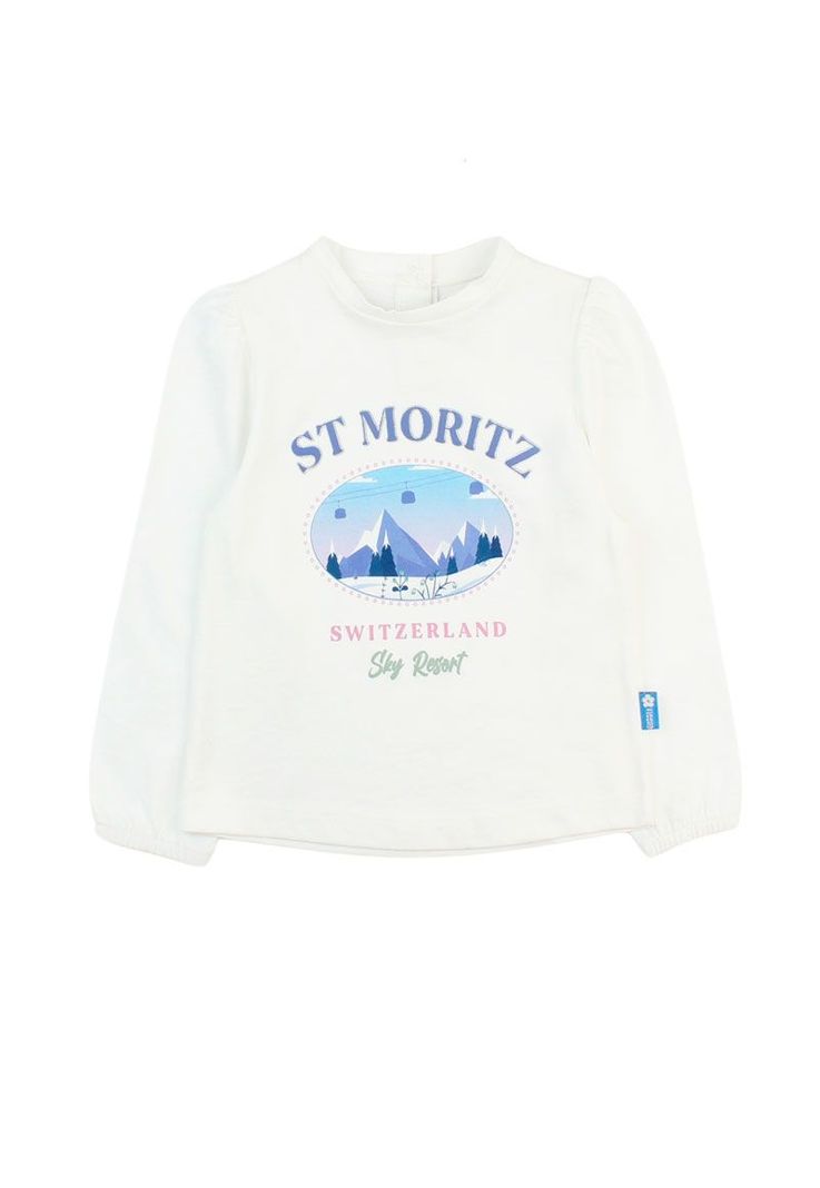 Polera kids nina arctic 277 Blanco 2