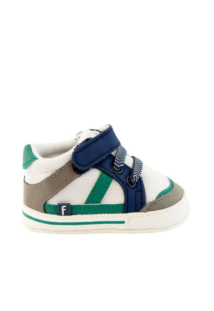 Zapatilla urbana caña velcro elastico bebé soft niño 813 W24d-0
