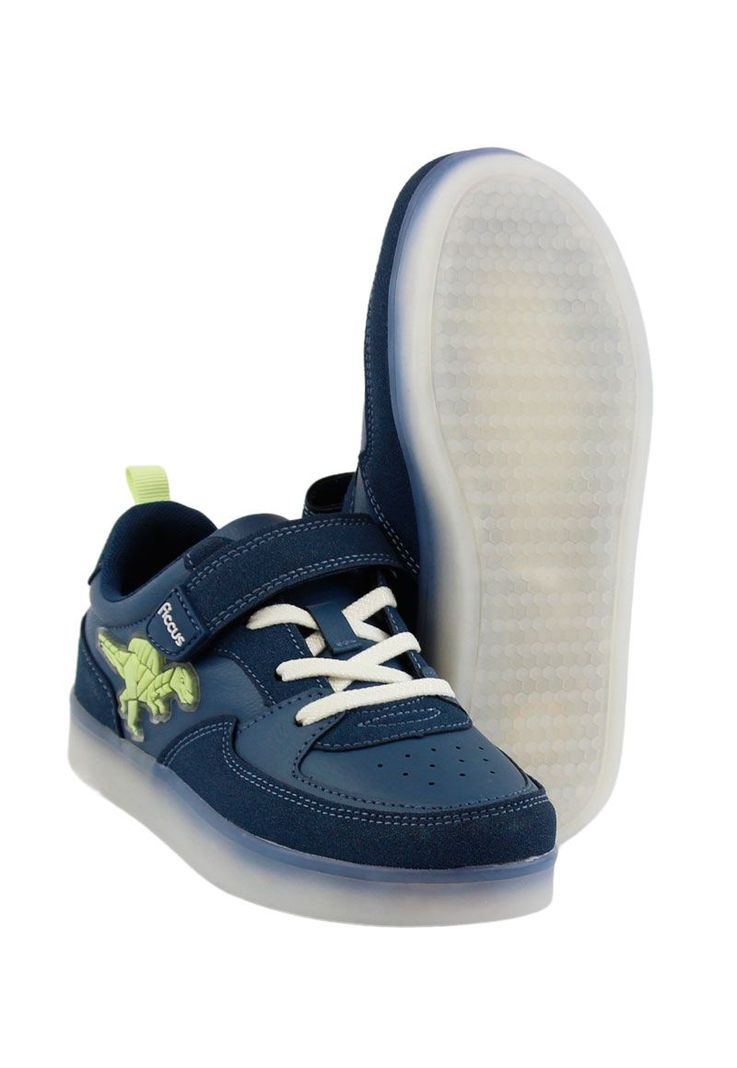 Zapatilla led  2 velcros w24 niño 956-3