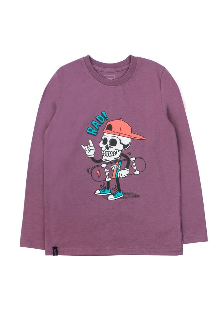 Polera kids nino day to day 725w Morado [ 500 ] 2