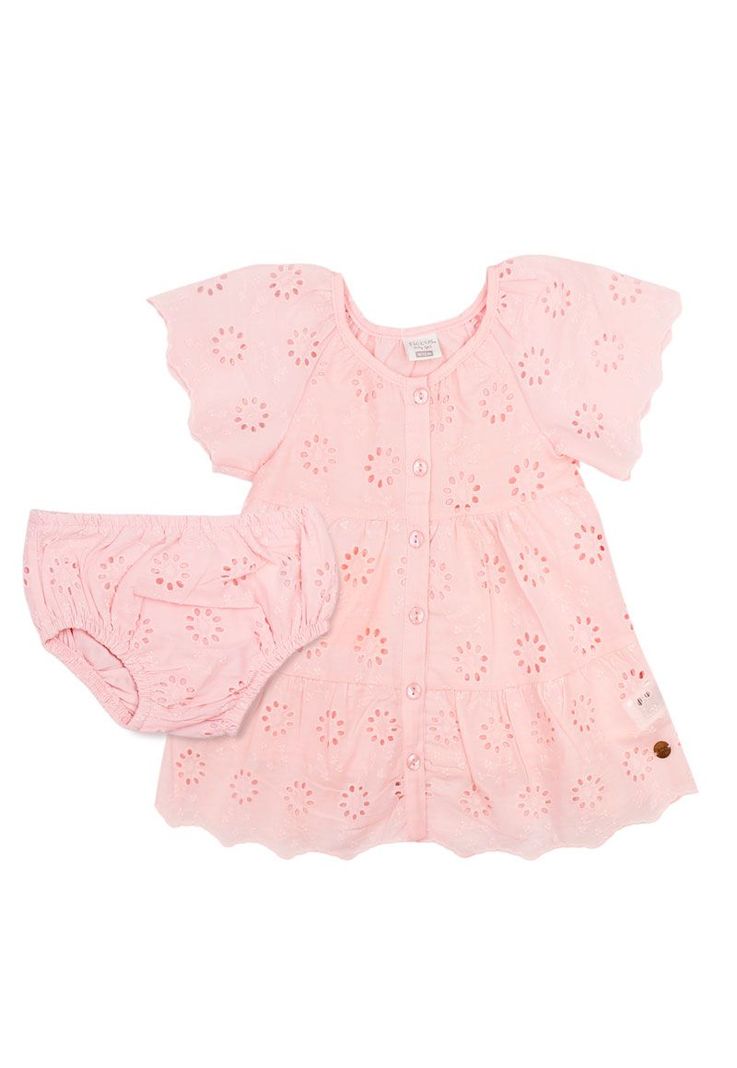 Vestido bb niña broderie earth 209-4