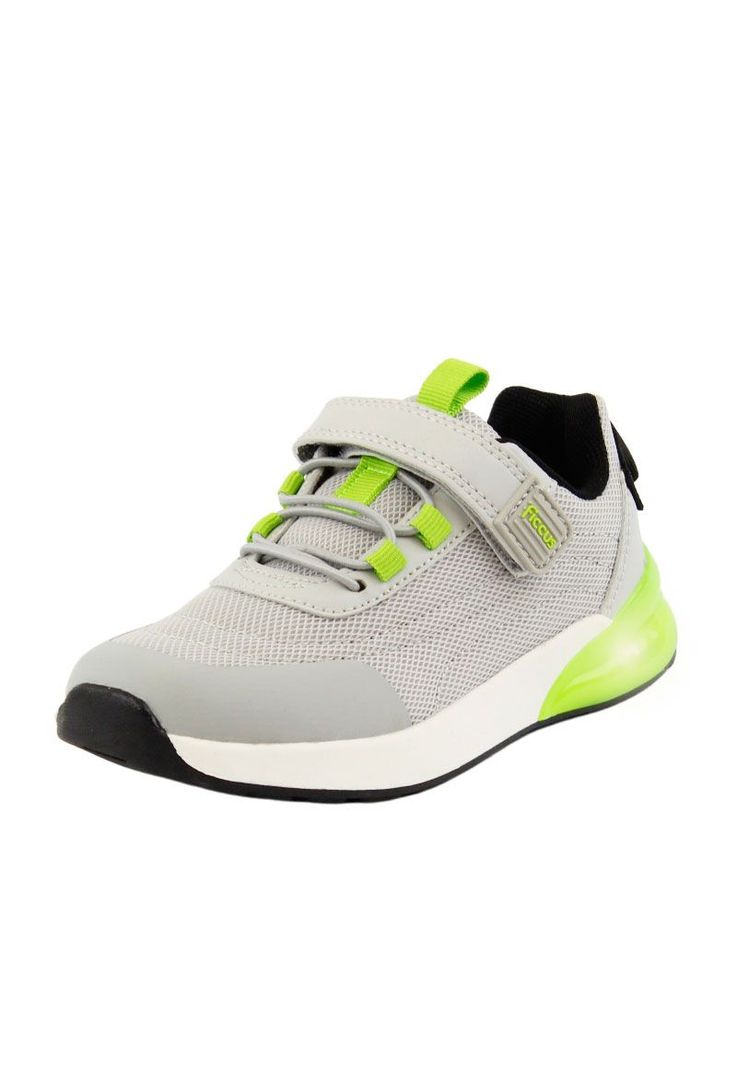 Zapatilla led velcro elástico w24 niño 947-1