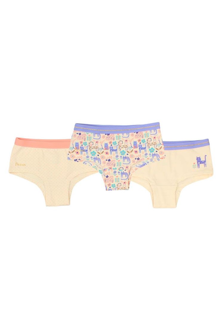 Pack triple pantaleta kids niña ficcus 643ñ-0