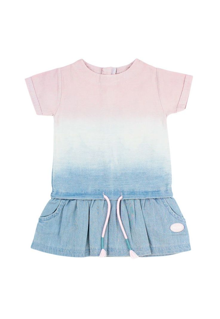 Vestido bebé niña degradé malibu 212-0
