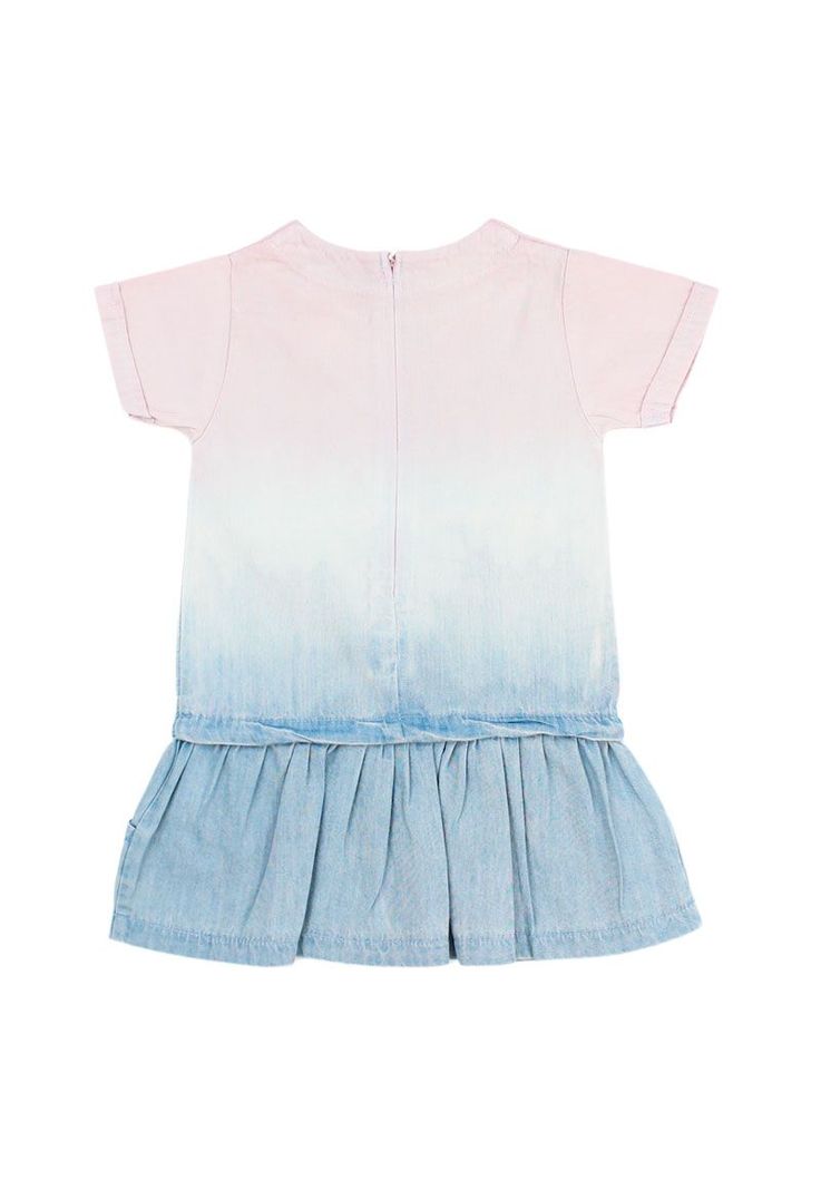 Vestido bebé niña degradé malibu 212-1