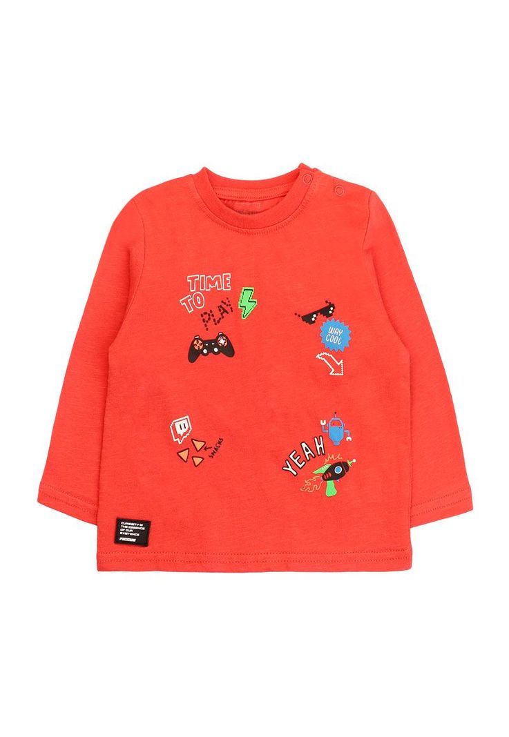Polera bb nino slub attittude 142 Naranjo 3 A 6 Meses