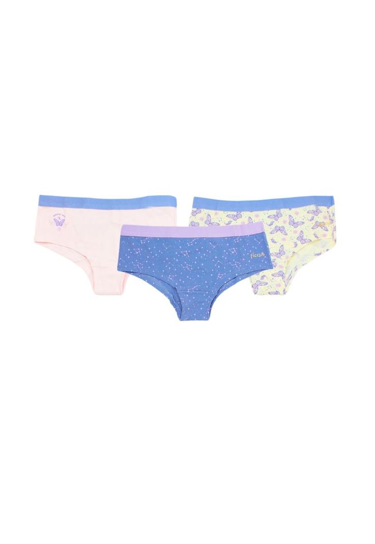 Pack triple pantaleta teens niña 663b-0