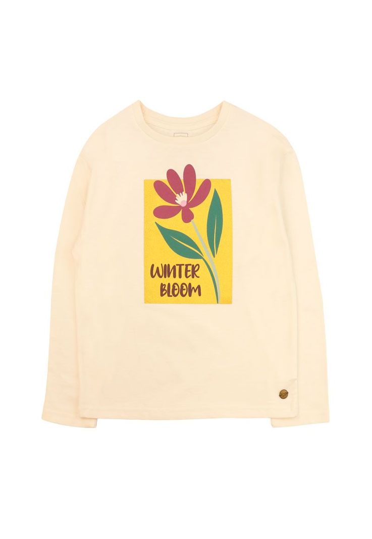 Polera kids nina h/caido adventure 277R Blanco 2