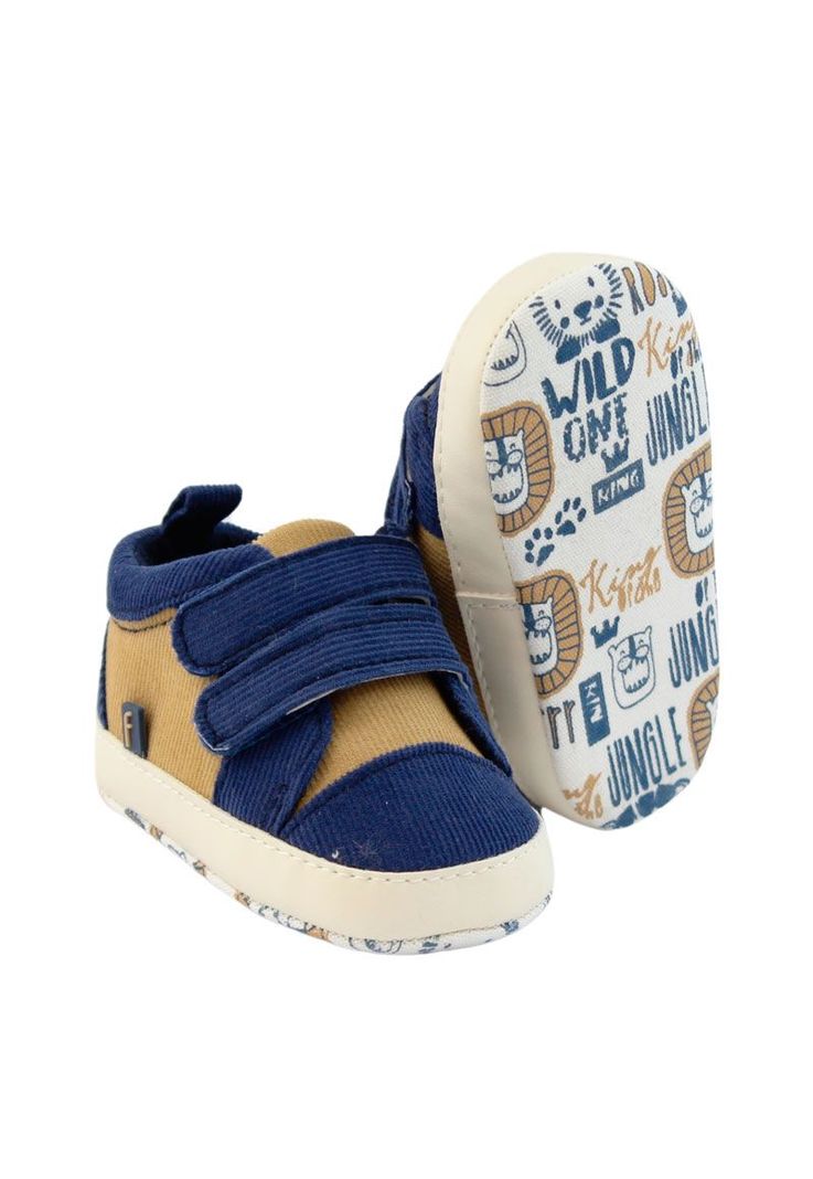 Zapatilla urbana 2 velcros bebé soft niño 812 W24d-3