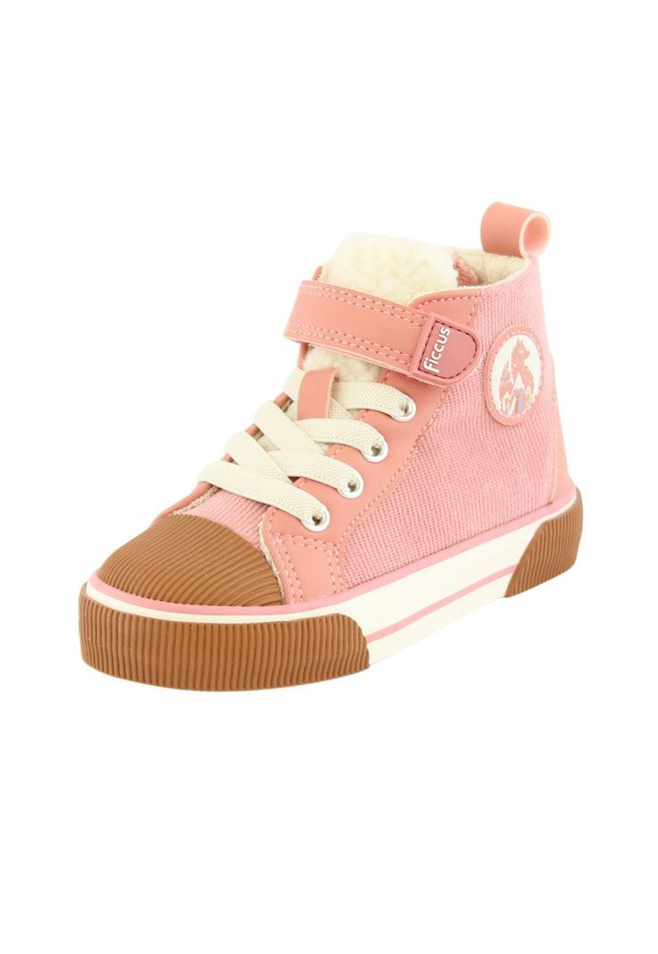 Zapatilla urbana caña velcro elástico kids niña 837-1