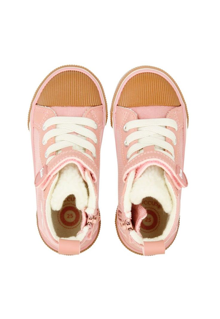 Zapatilla urbana caña velcro elástico kids niña 837-2