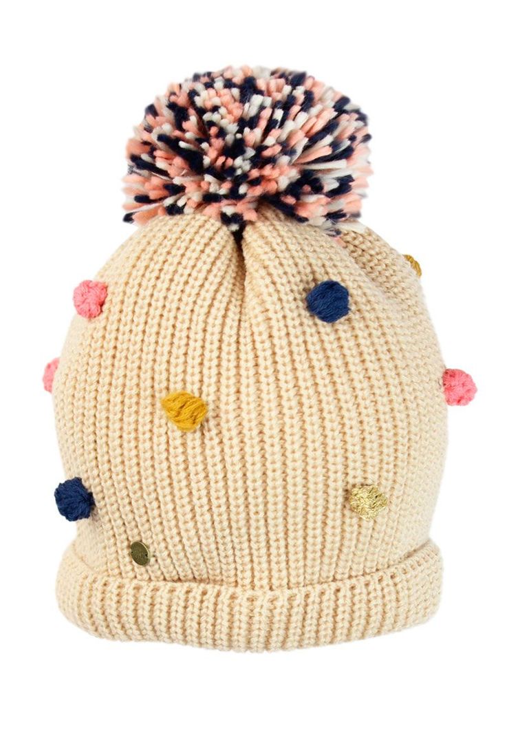Gorro kids niña pompom arctic 614-0