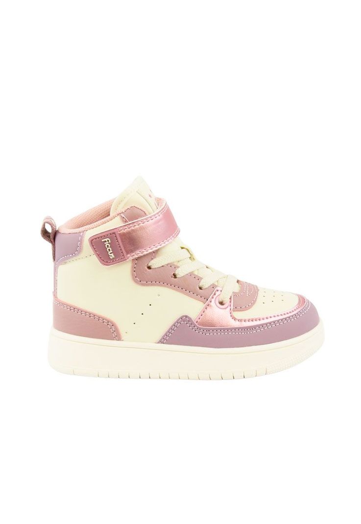 Zapatilla urbana caña velcro elástico kids niña 840-0