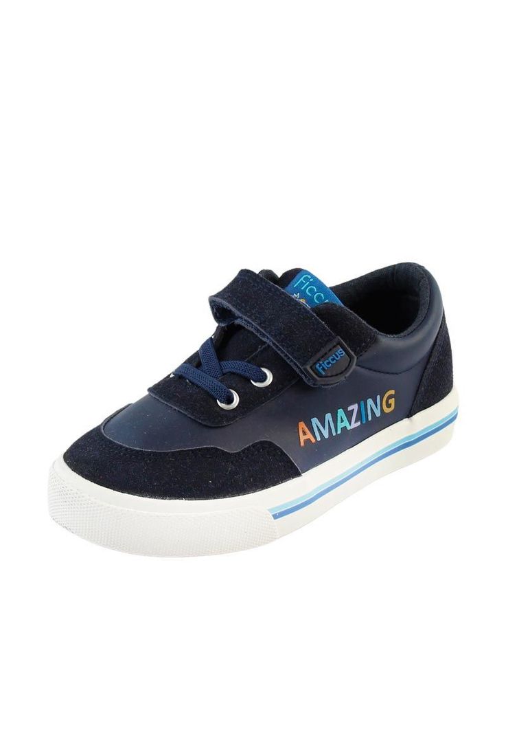 Zapatilla urbana velcro elastico a caminar niño 876-1