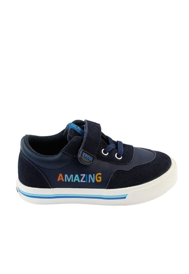 Zapatilla urbana velcro elastico a caminar niño 876-0