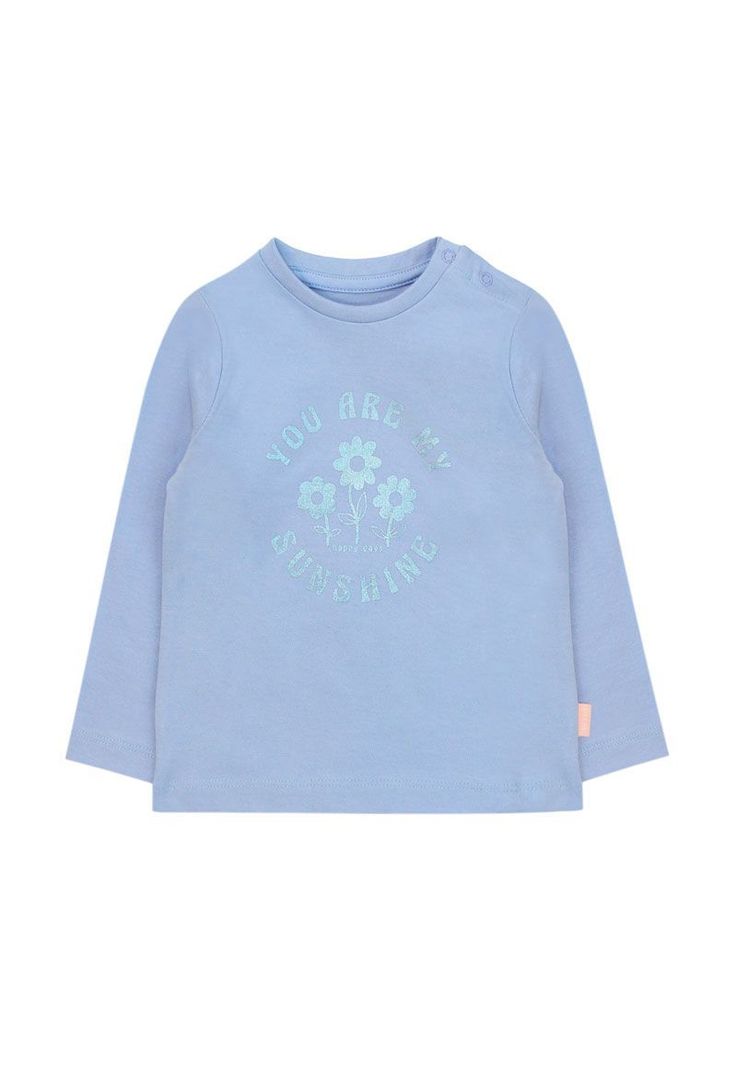 Polera bb nina velvet day to day 713 Celeste 3 A 6 Meses