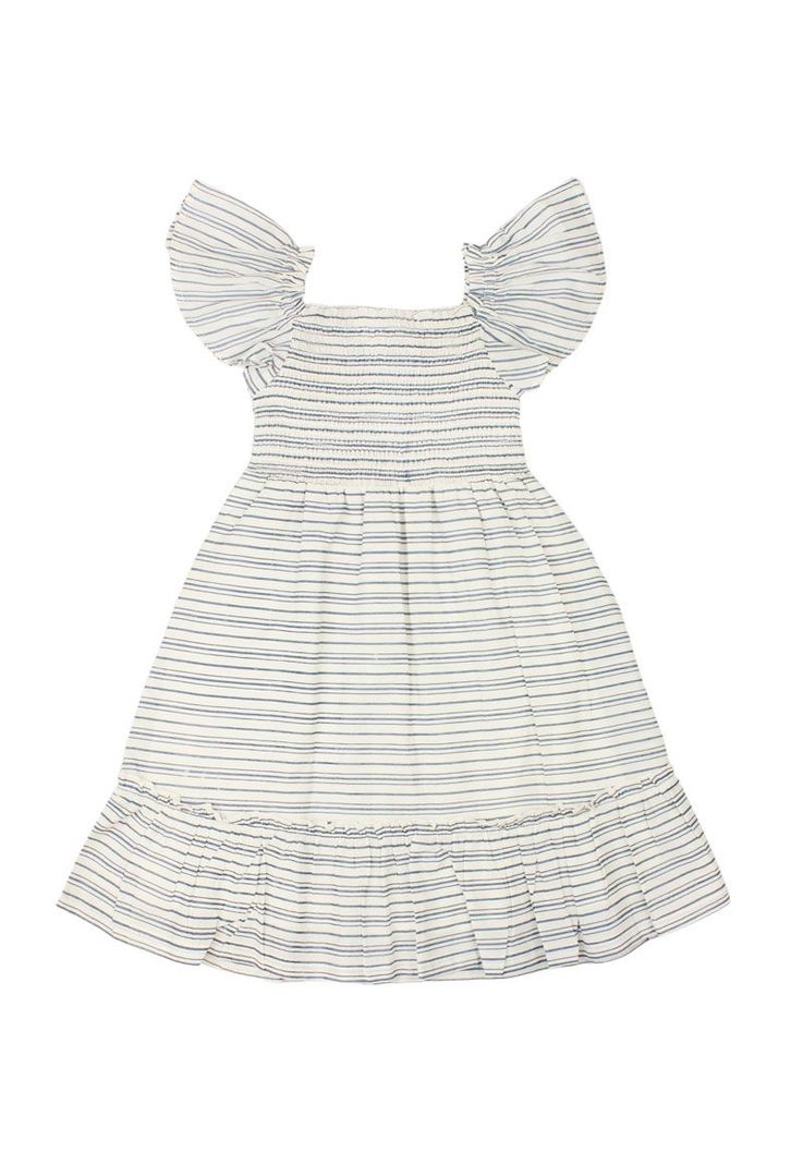 Vestido jr niña listado earth 419-1