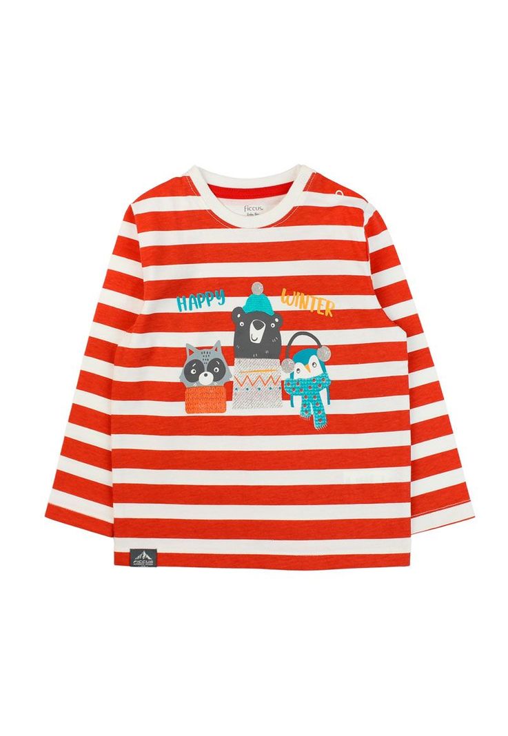 Polera bebé niño listada arctic 141-0