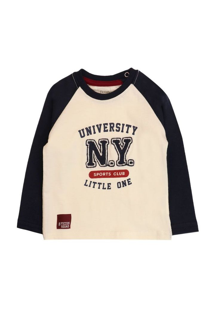Polera bb nino m/raglan squad 138 Blanco 3 A 6 Meses