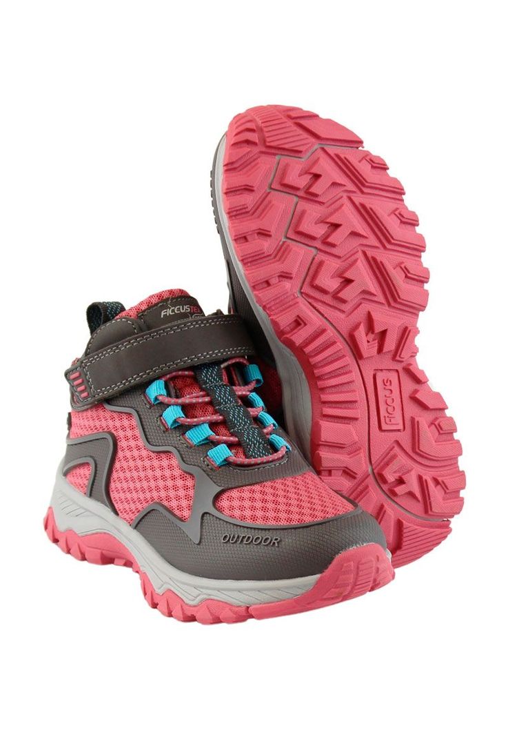 Zapatilla outdoor caña velcro elastico ficcustex a correr niña 916-3