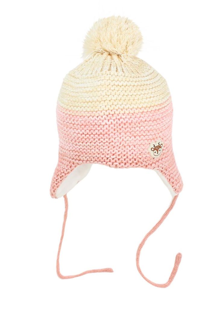 Gorro bebé niña pompon arctic 606-0