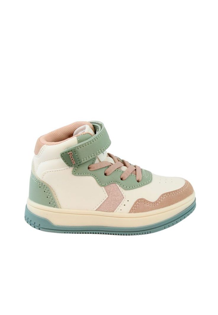 Zapatilla urbana caña velcro elástico kids niña 841-0