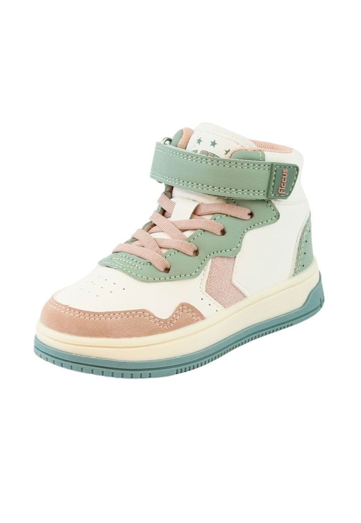 Zapatilla urbana caña velcro elástico kids niña 841-1